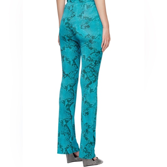 ATLEIN Designer Blue Snake Print Trousers from SSENSE - Size Small - Picture 4 of 7
